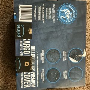 Bulldogology brand premium Dog Cargo Liner Cover. Cargo and trunk liner.